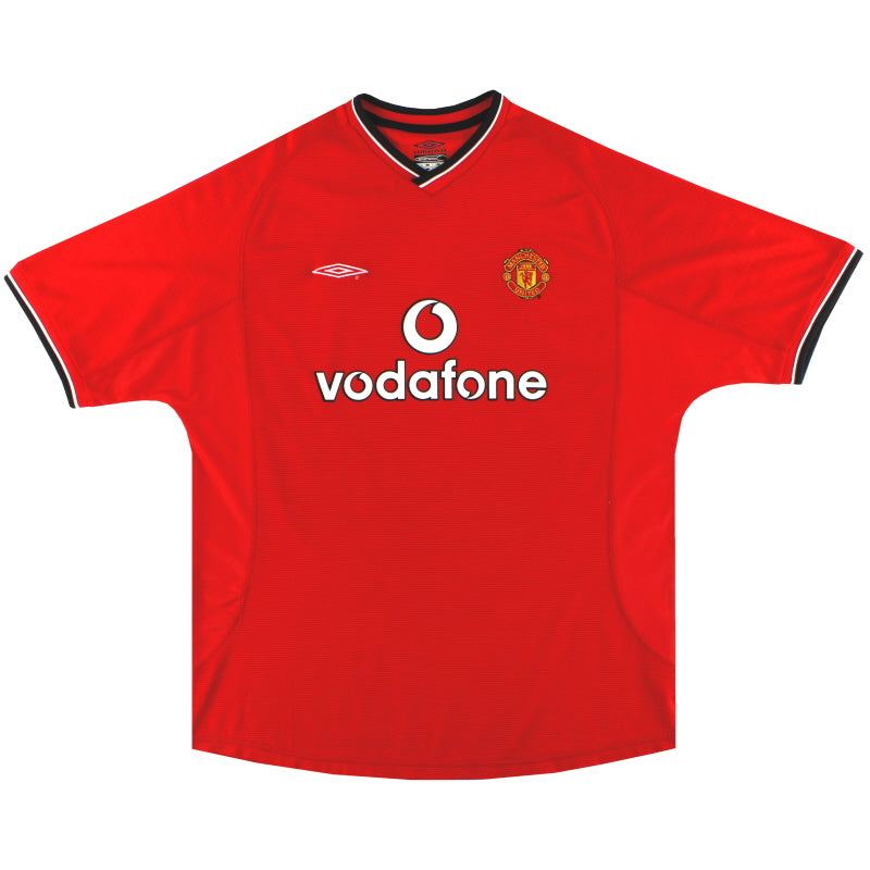 2000-02 Manchester United Umbro Home Shirt M Football Shirt