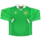 2000-02 Northern Ireland Patrick Home Shirt L/S XL Football Shirt