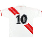 2000-02 Peru Home Shirt #10 XL Football Shirt