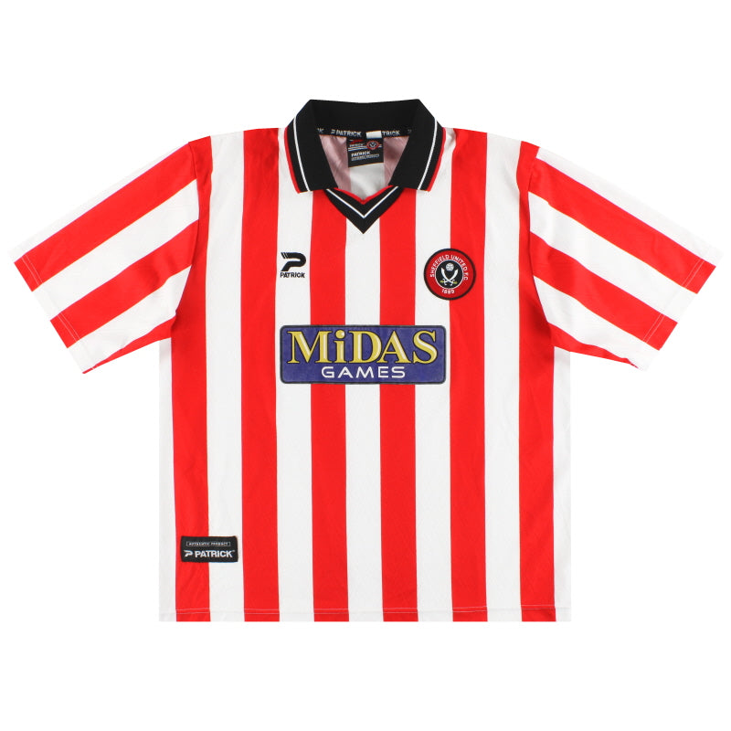 2000-02 Sheffield United Patrick Home Shirt XL Football Shirt