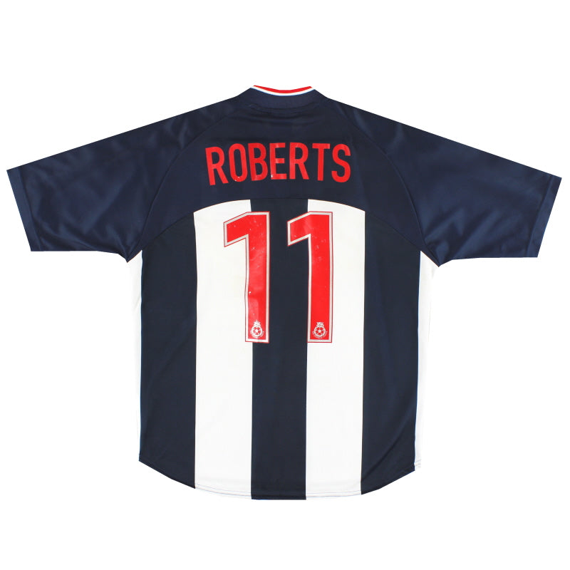 2000-02 West Brom Patrick Home Shirt Roberts #11 M Football Shirt