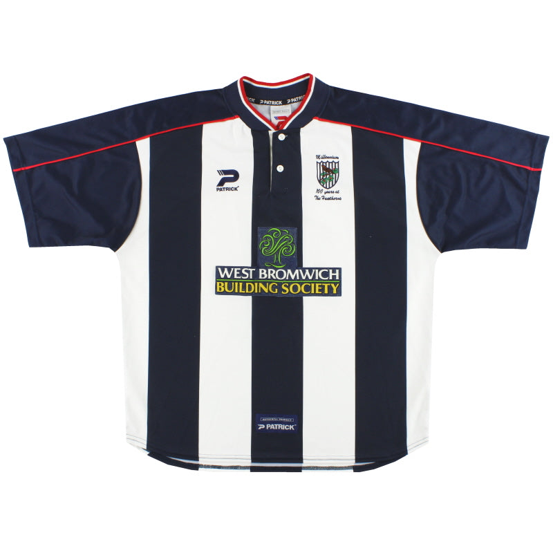 2000-02 West Brom Patrick Home Shirt L Football Shirt