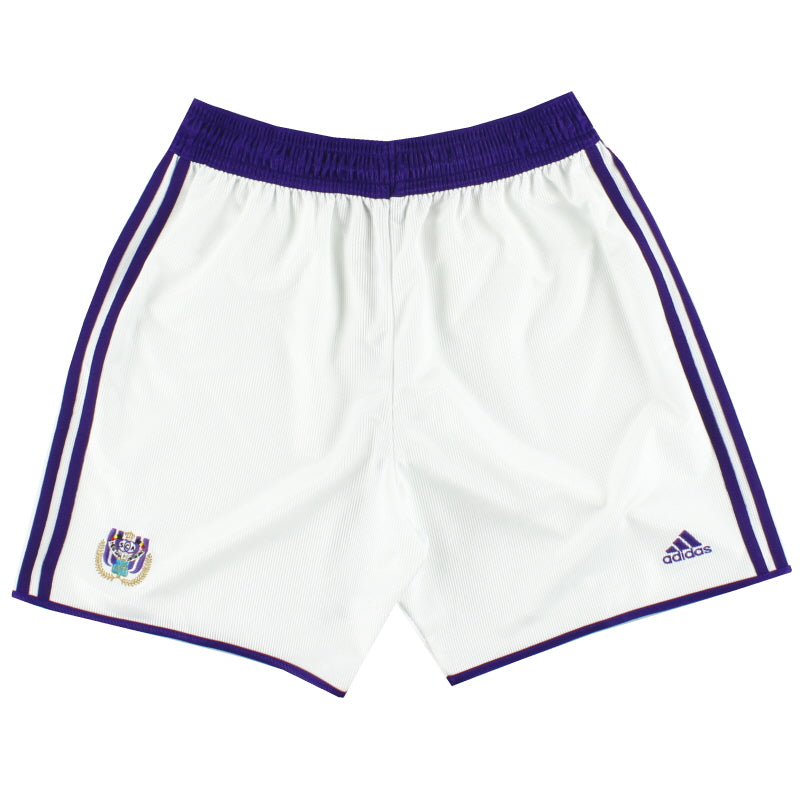 2001-02 Anderlecht adidas Home Shorts *Mint* M Football Shorts