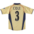 2001-02 Arsenal Nike Away Shirt Cole #3 L.Boys Football Shirt