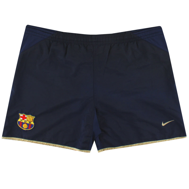 2001-02 Barcelona Nike Away Shorts M Football Shorts