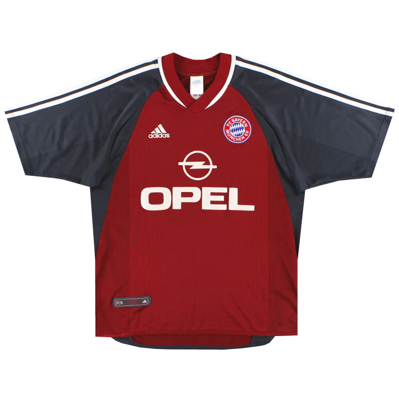 2001-02 Bayern Munich adidas Home Shirt S Football Shirt