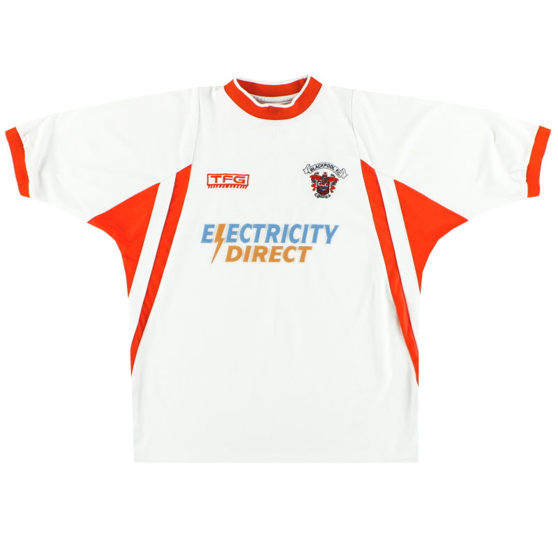 2001-02 Blackpool Away Shirt M Football Shirt