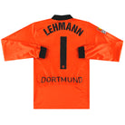 2001-02 Borussia Dortmund Goalkeeper Shirt Lehmann #1 S Football Shirt