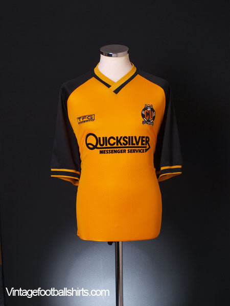 2001-02 Cambridge United Home Shirt *Mint* XL Football Shirt