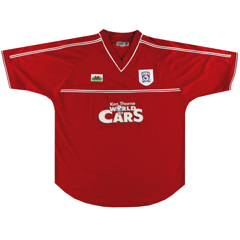 2001-02 Cardiff City Third Shirt L Football Shirt