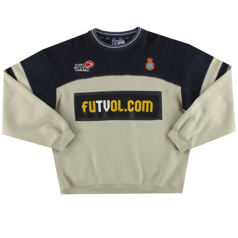 2001-02 Espanyol John Smith Sweatshirt L Sweatshirt