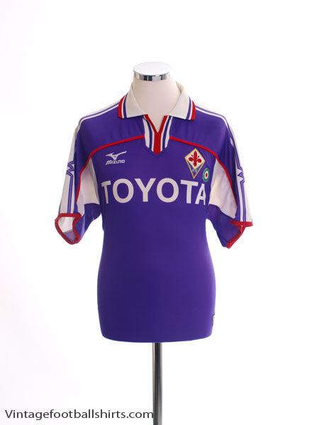 2001-02 Fiorentina Home Shirt L Football Shirt