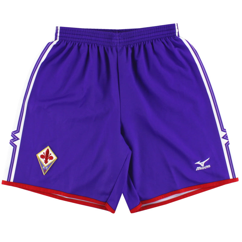 2001-02 Fiorentina Mizuno Home Shorts M Football Shorts