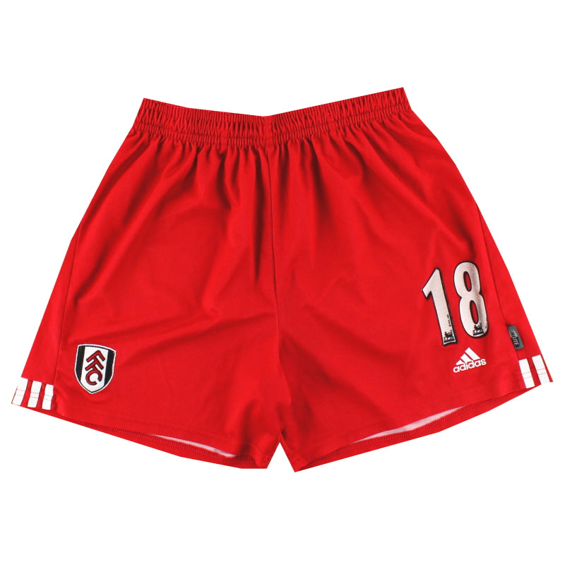 2001-02 Fulham adidas Away Shorts #18 XL Football Shorts