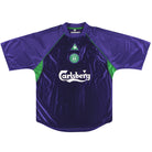 2001-02 Hibernian Le Coq Sportif Away Shirt M Football Shirt