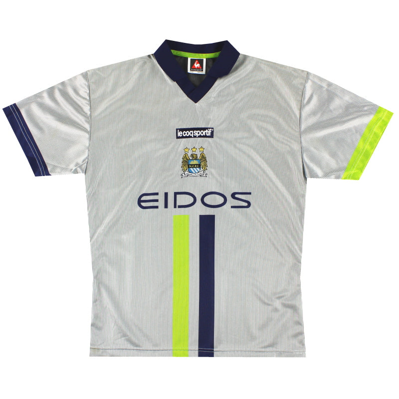 2001-02 Manchester City Le Coq Sportif Away Shirt XS Football Shirt