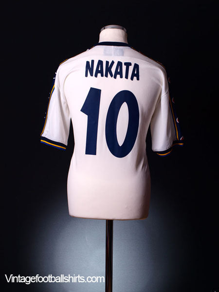 2001-02 Parma Away Shirt Nakata #10 S Football Shirt