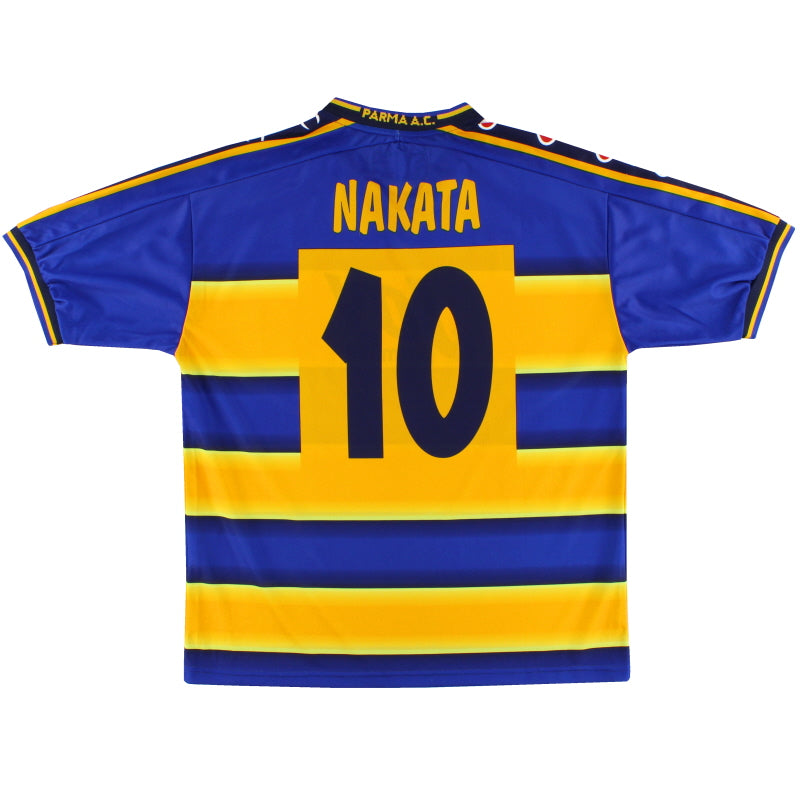 2001-02 Parma Away Shirt Nakata #10 M Football Shirt