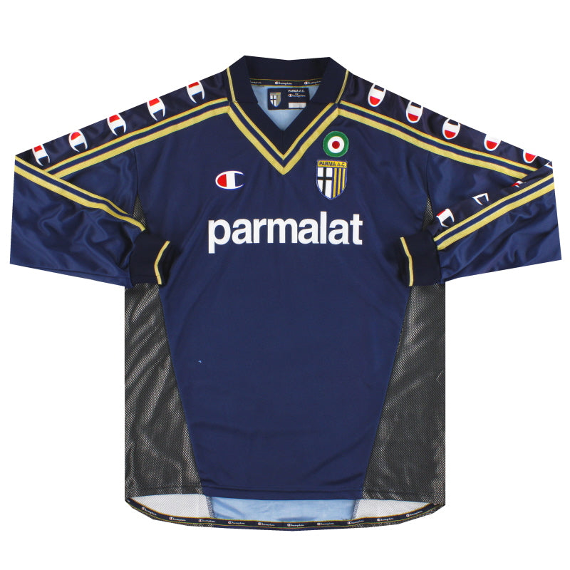 2001-02 Parma Champion Player Issue Third Shirt #11 L/S XL Football Shirt