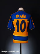 2001-02 Parma Home Shirt Nakata #10 S Football Shirt