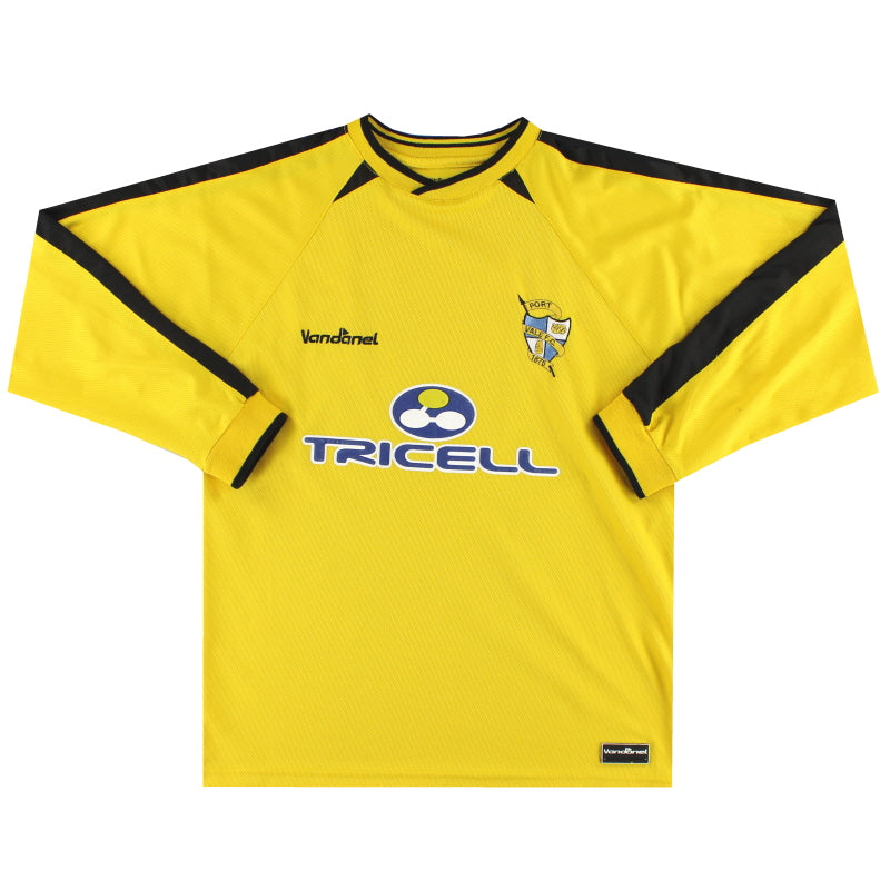 2001-02 Port Vale Vandanel Away Shirt L/S L Football Shirt