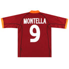 2001-02 Roma Kappa Home Shirt Montella #9 *As New* XXL Football Shirt