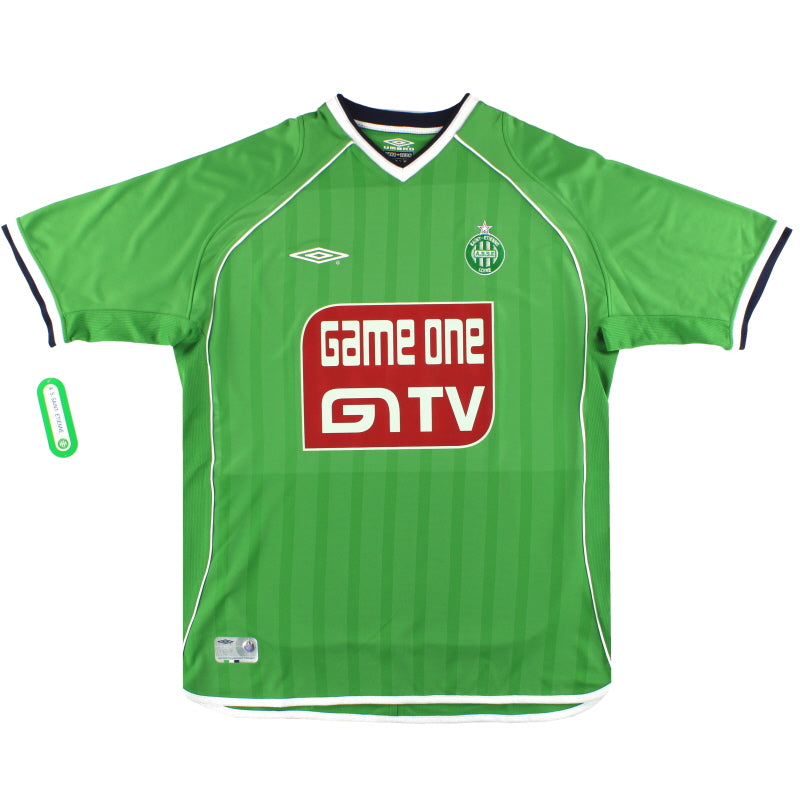 2001-02 Saint Etienne Umbro Home Shirt *w/tags* XL Football Shirt