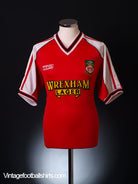 2001-02 Wrexham Home Shirt M Football Shirt