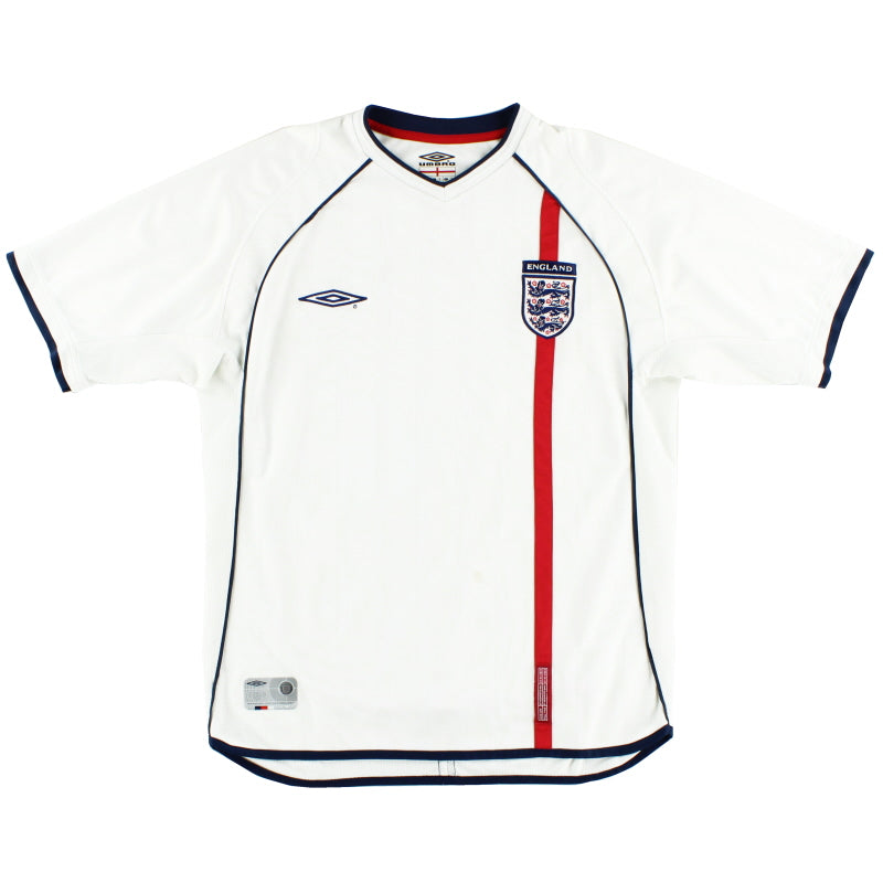 2001-03 England Umbro Home Shirt XL Football Shirt