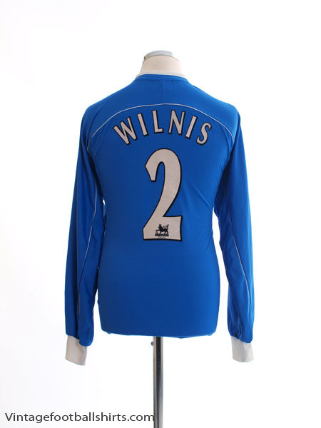 2001-03 Ipswich Home Shirt Wilnis #2 L/S M Football Shirt