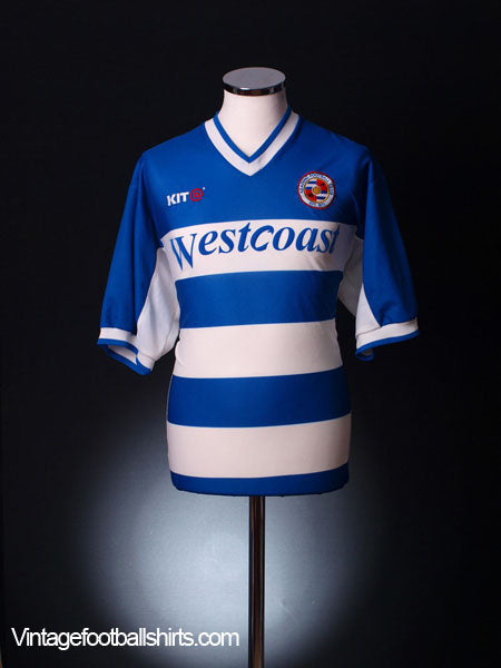 2001-03 Reading Home Shirt L Football Shirt