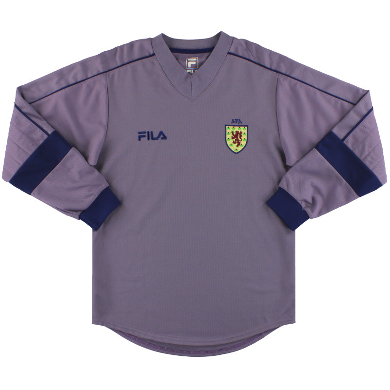 2001-03 Scotland Fila Goalkeeper Shirt S Football Shirt