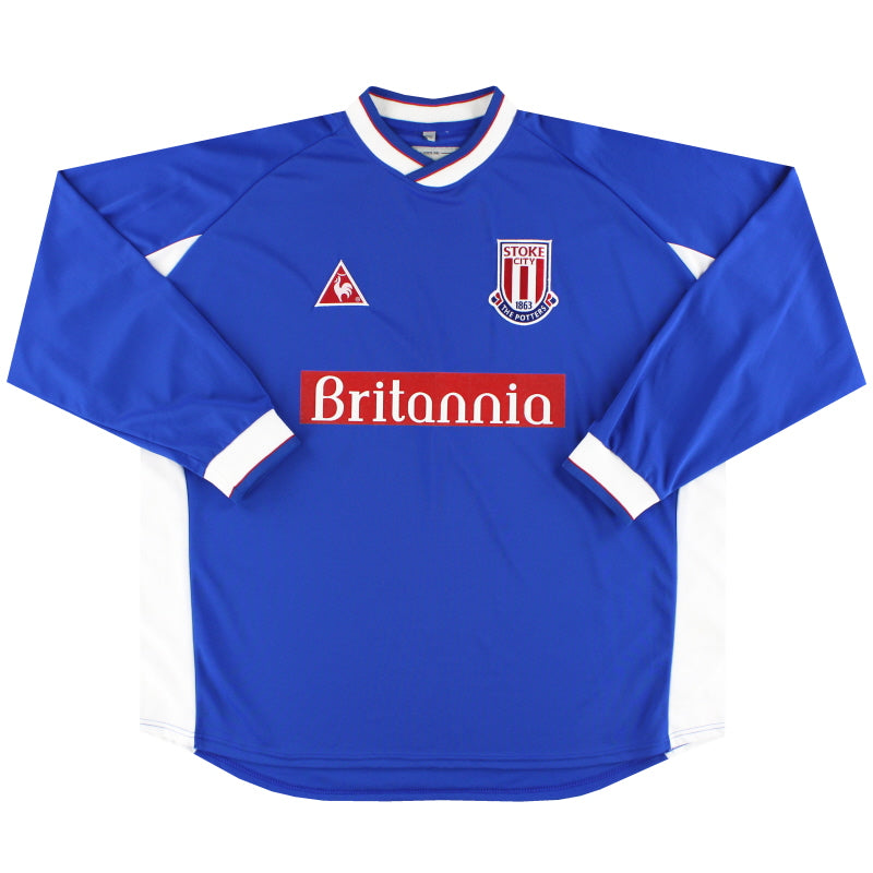 2001-03 Stoke City Le Coq Sportif Away Shirt L/S XXXL Football Shirt