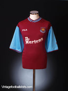 2001-03 West Ham Home Shirt M Football Shirt