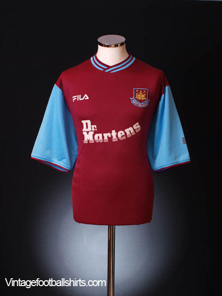 2001-03 West Ham Home Shirt M Football Shirt