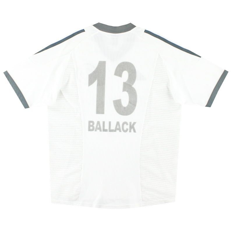 2002-03 Bayern Munich adidas Away Shirt Ballack #13 L.Boys Football Shirt