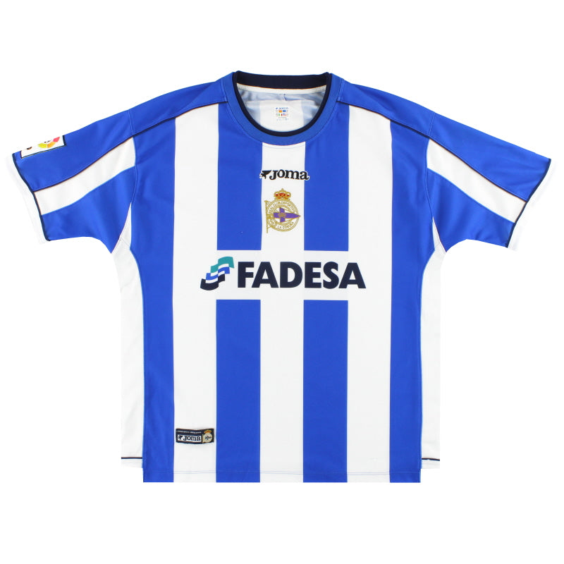 2002-03 Deportivo Joma Home Shirt XXL Football Shirt