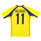 2002-03 Ecuador Marathon Home Shirt Delgado #11 M Football Shirt