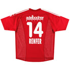 2002-03 FC Thun 'Signed' adidas Match Issue Shirt Renfer #14 XL Football Shirt