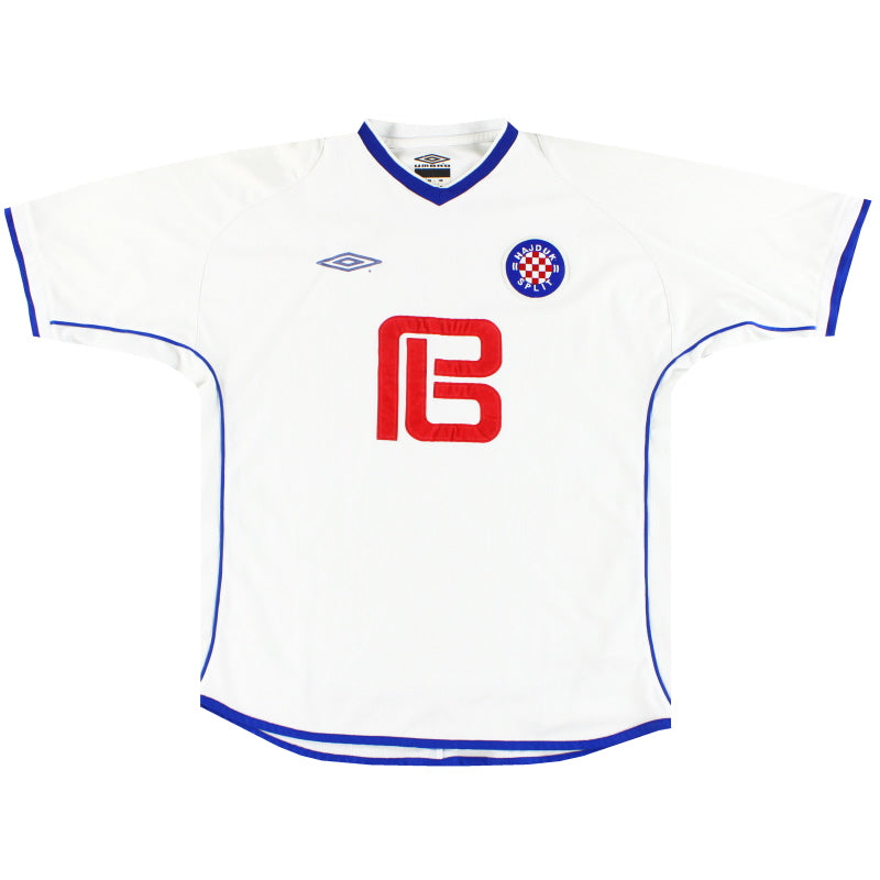 2002-03 Hajduk Split Umbro Home Shirt L Football Shirt