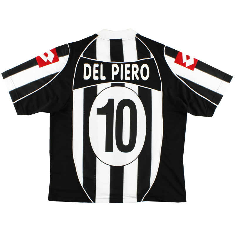 2002-03 Juventus Home Shirt Del Piero #10 *As New* XXL Football Shirt