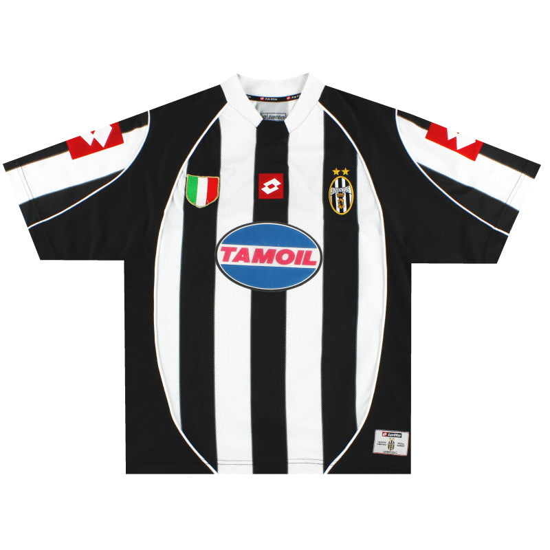 2002-03 Juventus Lotto CL Home Shirt M Football Shirt