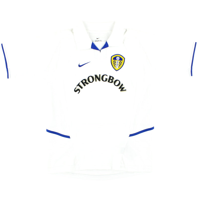 2002-03 Leeds Nike Home Shirt L Football Shirt