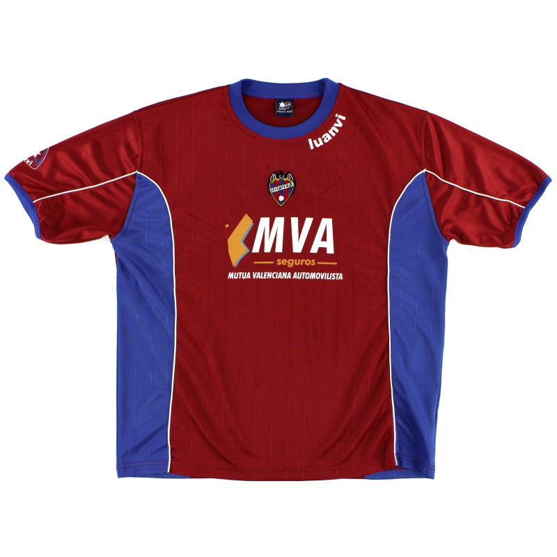 2002-03 Levante Home Shirt XL Football Shirt