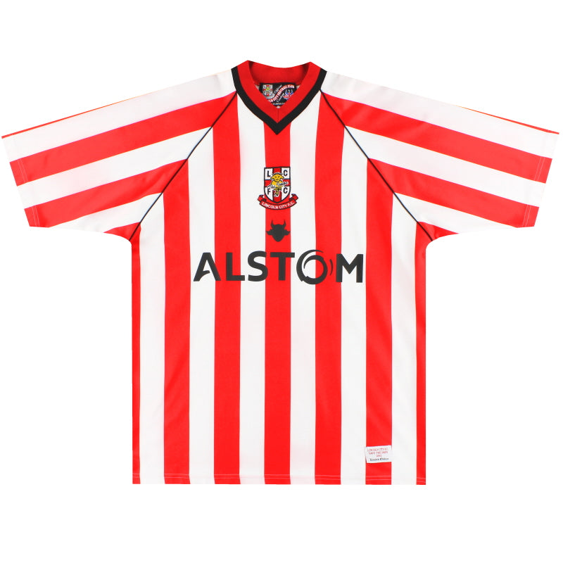 2002-03 Lincoln City Home Shirt XL Football Shirt