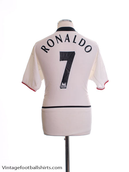 2002-03 Manchester United Away Shirt Ronaldo #7 S Football Shirt