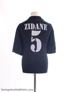 2002-03 Real Madrid Centenary Away Shirt Zidane #5 XL Football Shirt