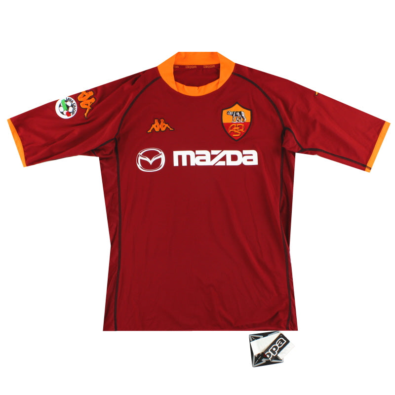 2002-03 Roma Kappa Kombat Home Shirt Totti *w/tags* XXXL Football Shirt