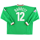 2002-03 Wrexham TFG Match Issue Third Shirt Barrett #12 L/S XL Football Shirt