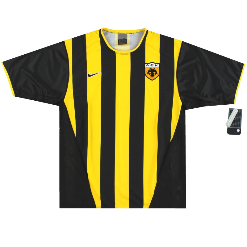 2002-04 AEK Athens Nike Home Shirt *w/tags* L Football Shirt